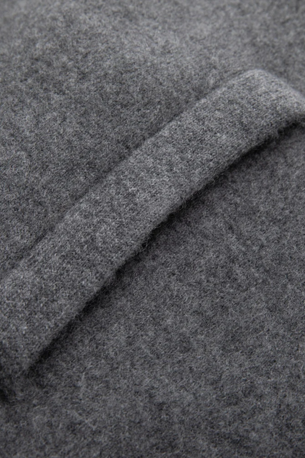 Close-up of gray fabric texture