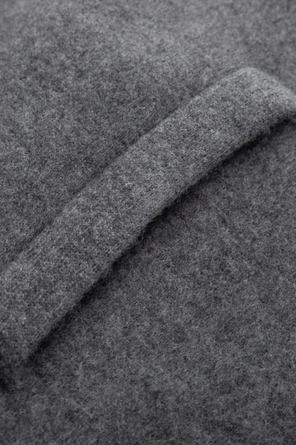 Close-up of gray fabric texture